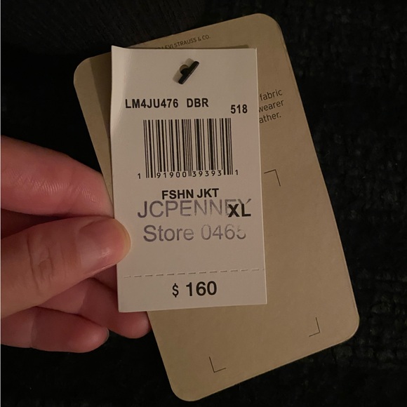 Authentic Brand New Mens Levi’s Brown Leather Jacket with Sherpa Lining size XL - Picture 13 of 14